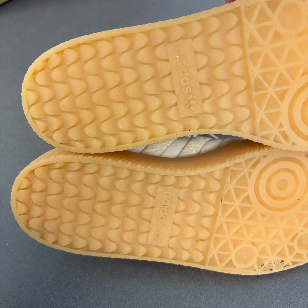 Adidas Originals Sambae Leather Womens 8.5 Sneakers 'Off White Green' IF7162 - Picture 13 of 13